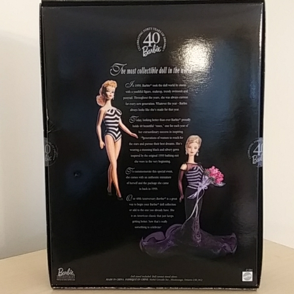40th Anniversary Barbie Collector Edition 1999 Vin - Picture 5 of 8